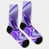 Chaussette Rêves arc-en-ciel à fleurs violettes (Droite)