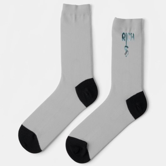 Chaussette RICH Unisex Chaussettes Tendance Océan Bleu Abstra