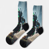 Chaussette Robot 4 premium socks (Gauche)