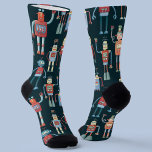 Chaussette Robot Vintage style rétro des années 50<br><div class="desc">Adorable petits personnages de robots de style rétro. Un peu rouillé par endroits,  mais très mignon.</div>