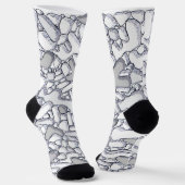 Chaussette Roche-Le ! Chaussettes de Camping Surreal Randonné (Angulaire)