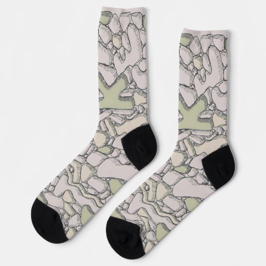 Chaussette Roche-Le ! Chaussettes de Camping Surreal Randonné (Gauche)