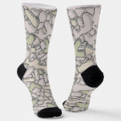 Chaussette Roche-Le ! Chaussettes de Camping Surreal Randonné (Angulaire)