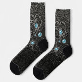 Chaussette roches de fleurs (Gauche)