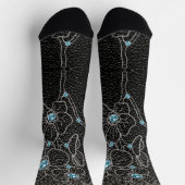 Chaussette roches de fleurs (Haut)