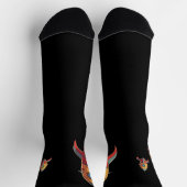 Chaussette Roquette rétro à la Lune (Haut)