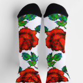 Chaussette Rose Bloom Demi-teinte Beaux-arts (Haut)