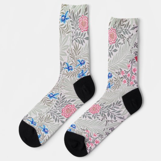 Chaussette Rose et Larkspur, William Morris (Gauche)