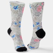 Chaussette Rose et Larkspur, William Morris (Angulaire)