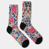 Chaussette Rose et Oiseau, William Morris (Droite)