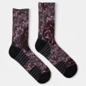 Chaussette Rose Mandala (Droite)
