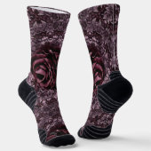 Chaussette Rose Mandala (Angulaire)