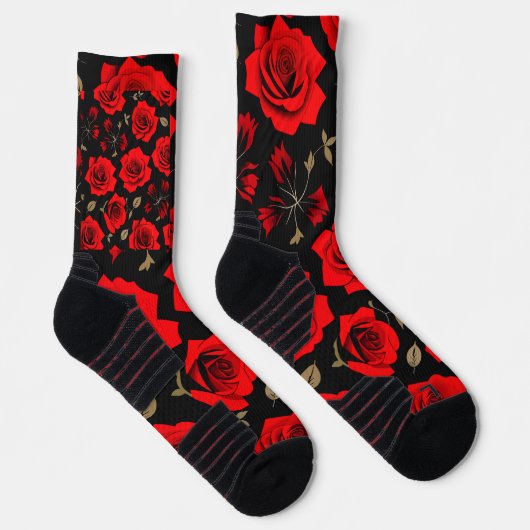 Chaussette Roses rouges (Droite)