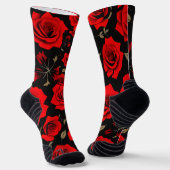 Chaussette Roses rouges (Angulaire)