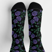 Chaussette Roses violets (Haut)