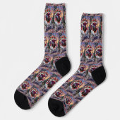 Chaussette Rottweiler Saint-Valentin (Gauche)