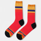 Chaussette Rouge + bandes (Gauche)