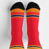 Chaussette Rouge + bandes (Haut)
