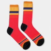 Chaussette Rouge + bandes (Droite)
