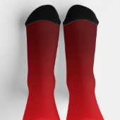 Chaussette Rouge Bourgogne Moderne Dégradé (Haut)