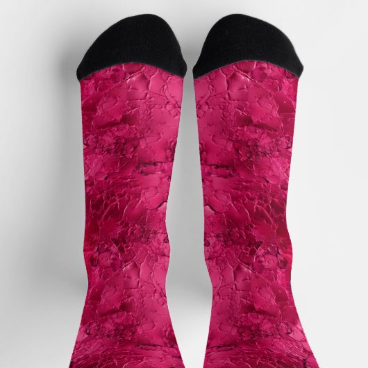 Chaussette Rouge fraise (Haut)