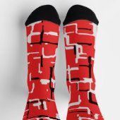 Chaussette Rouge noir (Haut)