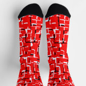Chaussette Rouge noir (Haut)