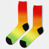 Chaussette Rouge orange jaune vert (Gauche)