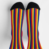 Chaussette Roumanie Chaussettes, patriotique roumain Drapeau  (Haut)