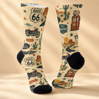 route 66 Moto Station-service Road Trip Style