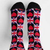 Chaussette Royaume-Uni National Flag UK Pride Patriotic (Haut)