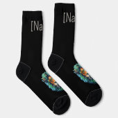 Chaussette Rugissement sans peur – Lion audacieux (Droite)