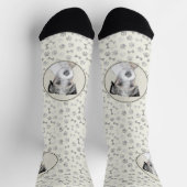 Chaussette Russell Terrier Peinture rugueuse - Art Chien orig (Haut)