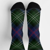 Chaussette Rustic Plaid Purple Checkered Sutherland Tartan (Haut)