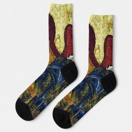 Chaussette Saint Ange Gabriel Icône Orthodoxe (Gauche)