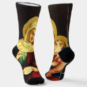 Chaussette Saint Ann et Vierge Marie (Angulaire)