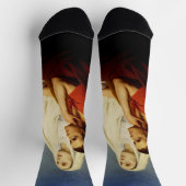 Chaussette Saint Augustin et Sainte Monique (Haut)
