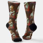 Chaussette Saint Pape Paul VI Evêque de Rome (Angulaire)