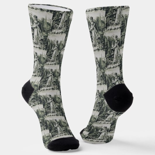 Chaussette Saint Patrick patron de l'Irlande (Angulaire)