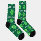 Chaussette Saint Patrick's day scintillant parties scintillan (Droite)