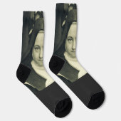 Chaussette Saint Thérèse de l'Enfant Jésus et la Sainte Face (Droite)