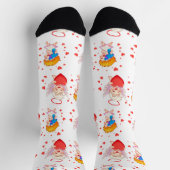 Chaussette Saint-Valentin 2025 : Angels mignons et joyeux 👼  (Haut)