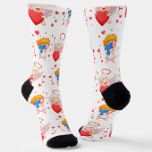 Chaussette Saint-Valentin 2025 : Angels mignons et joyeux 👼  (Angulaire)