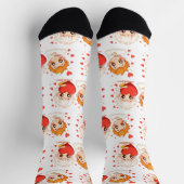 Chaussette Saint-Valentin 2025 : Angels mignons et joyeux 👼 (Haut)