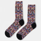 Chaussette Saint-Valentin Affenpinscher (Gauche)