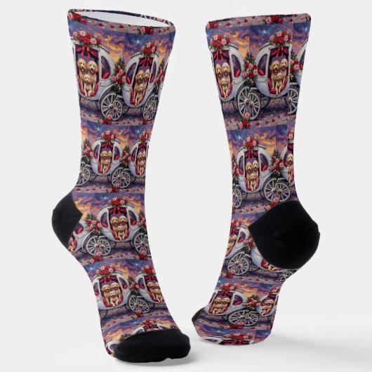 Chaussette Saint-Valentin Chien Caniche (Angulaire)