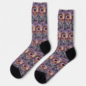 Chaussette Saint-Valentin Chien Havanais  (Gauche)