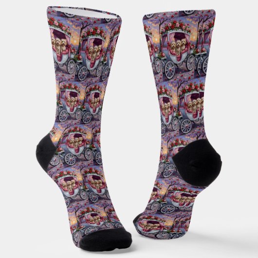 Chaussette Saint-Valentin Chien Havanais  (Angulaire)