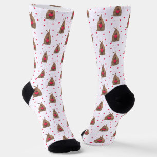 Chaussette Saint Valentin Coeur Texas Armadillo