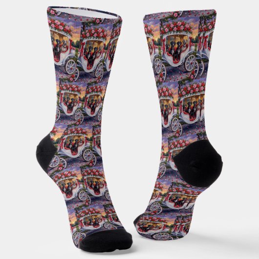 Chaussette Saint-Valentin pour chien Danois Géant (Angulaire)
